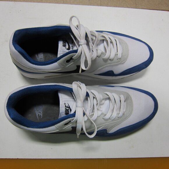 Nike Air Max 1 Men's 11.5 Deep Royal Blue/White/Grey Shoe's FD9082-100 - Picture 5 of 9